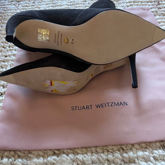 Stuart Weitzman 85 stretch bootie Sz 6.5B - Picture 2 of 7